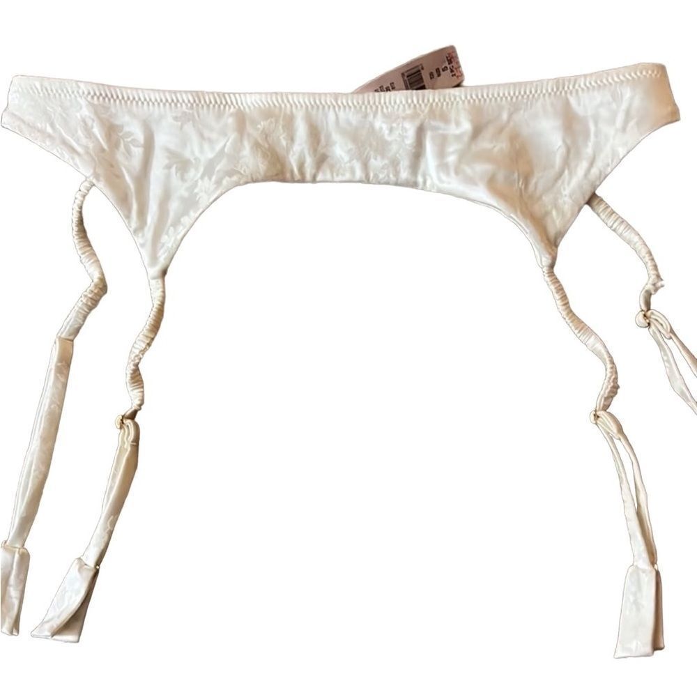 Victoria’s Secret Off White Brocade Garter Belt